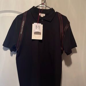 Alexander McQueen Men's Logo Harness Tape Polo